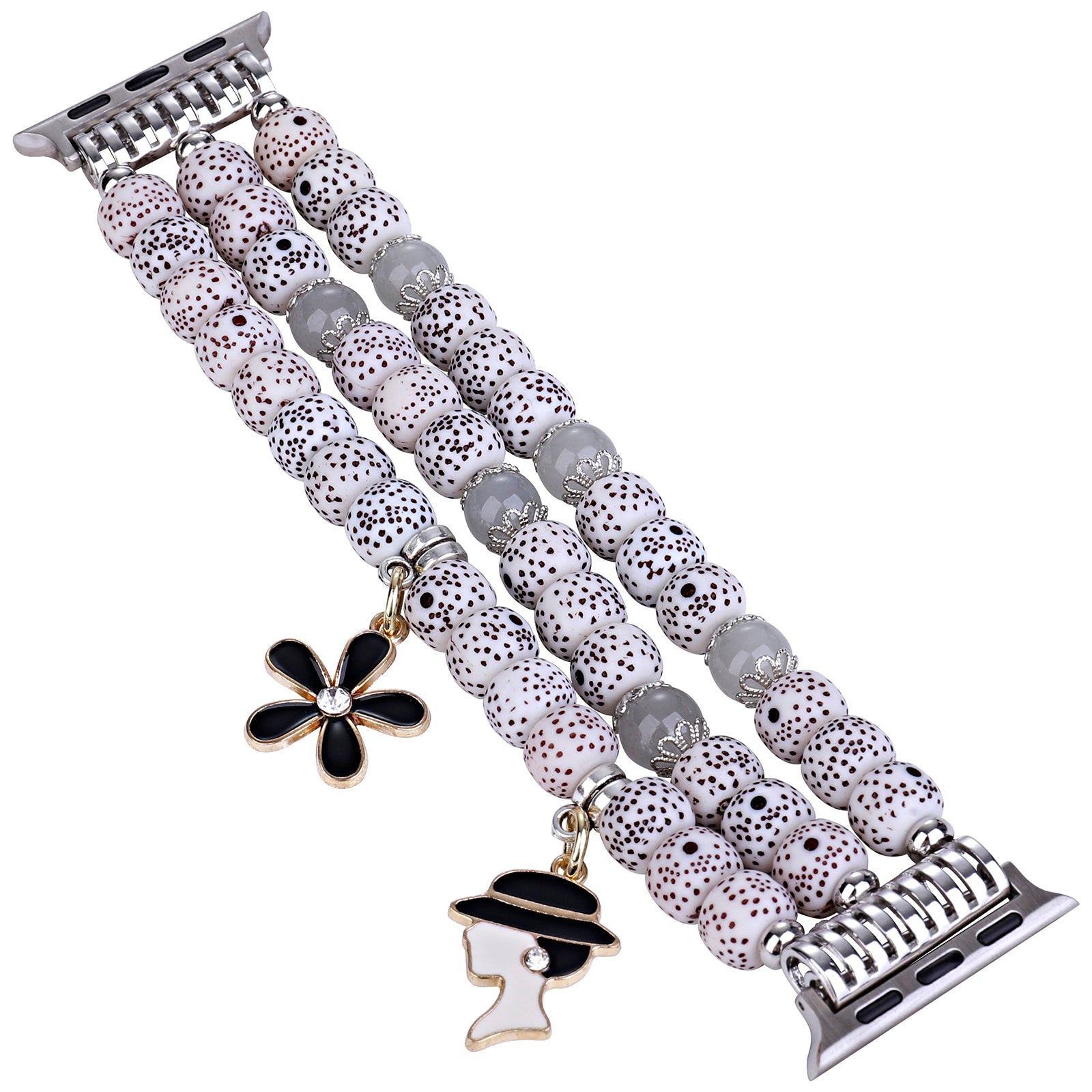 For Apple Watch Series 9 8 7 41mm 6 5 SE SE (2022) SE (2023) 4 40mm 3 2 1 38mm Beaded Watch Band Color Bodhi-shape Bracelet Replacement Strap For Apple Watch Series 9 8 7 41mm 6 5 SE SE (2022) SE (2023) 4 40mm 3 2 1 38mm Beaded Watch Band Color Bodhi-shape Bracelet Replacement Strap